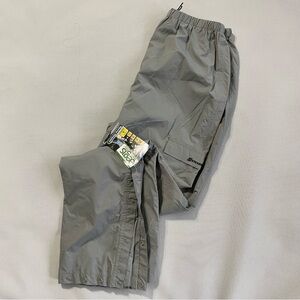 Stearns Gray Ripstop Rainpant Waterproof NEW Men’s Size Large